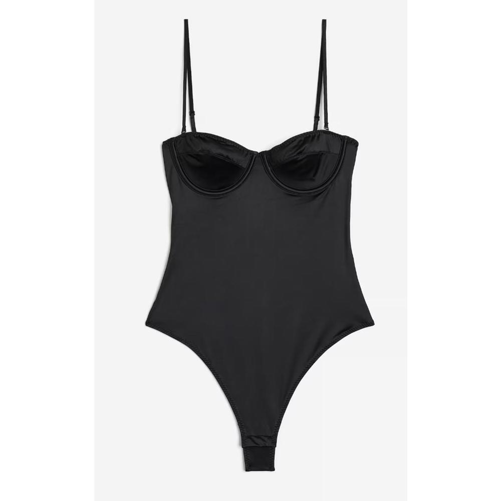 Victoria's Secret Satin Shaping Bodysuit, Size 36D